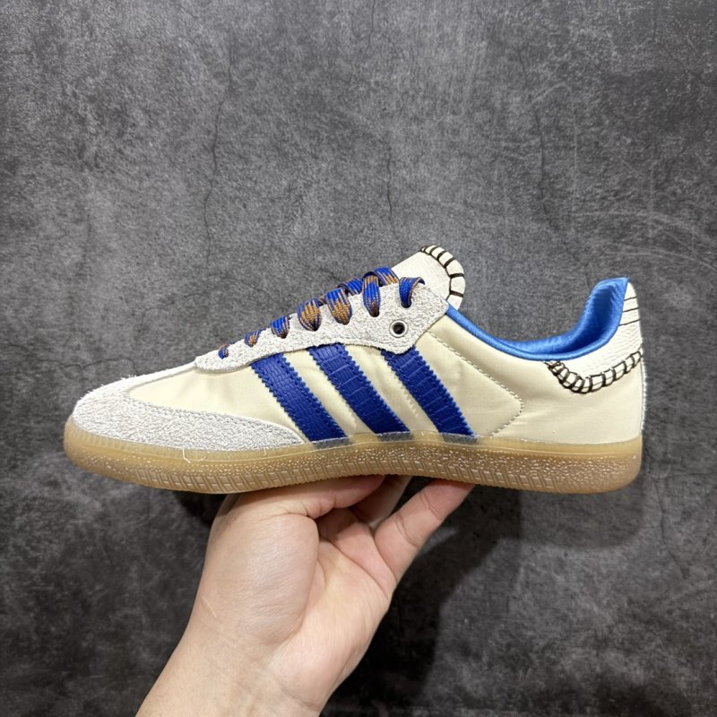 Wales Bonner x Adidas Originals Samba OG 'Pink / Gold' view
