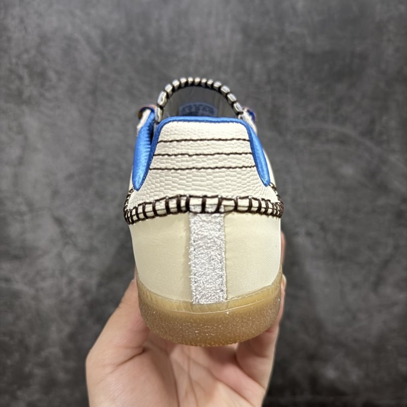 Wales Bonner x Adidas Originals Samba OG 'Pink / Gold' view