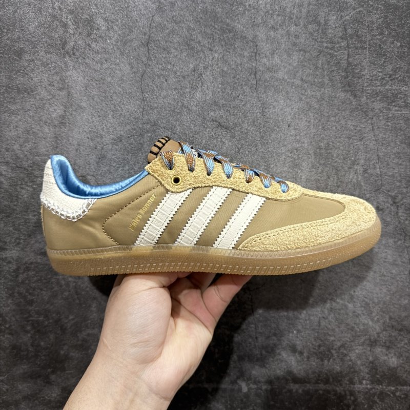 Wales Bonner x Adidas Originals Samba OG 'Pink / Gold' view