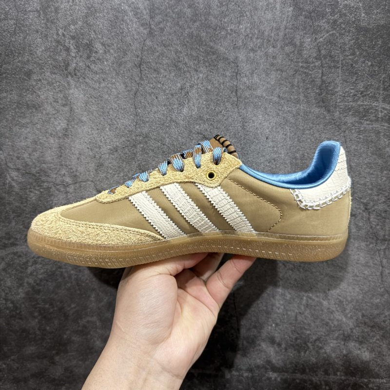 Wales Bonner x Adidas Originals Samba OG 'Pink / Gold' view