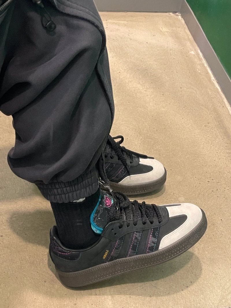 Adidas Samba XLG CNY 'Black / Grey' view