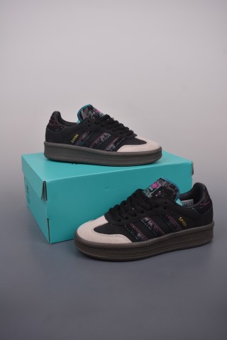 Adidas Samba XLG CNY 'Black / Grey' view 5