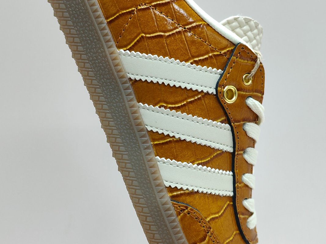 Wales Bonner x Adidas Originals Samba OG 'Brown Croc' view