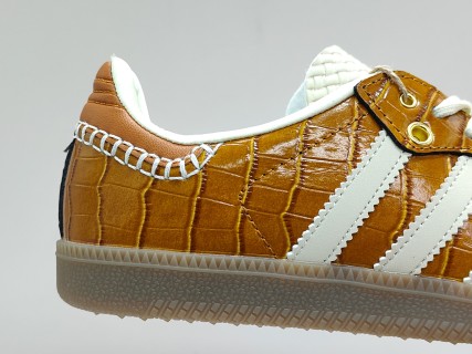 Wales Bonner x Adidas Originals Samba OG 'Brown Croc' view 4