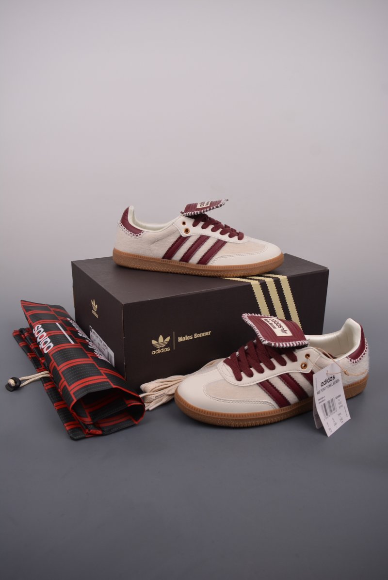 Wales Bonner x Adidas Samba Pony 'Pink' view
