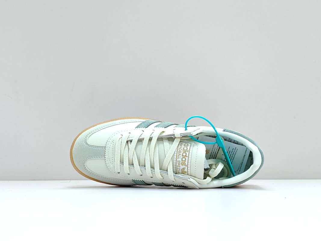 Adidas Originals Handball Spezial 'White / Grey / Green' view