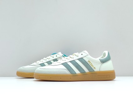 Adidas Originals Handball Spezial 'White / Grey / Green' view 4
