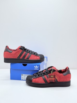 Adidas Originals Superstar 'Black / Red' view 1