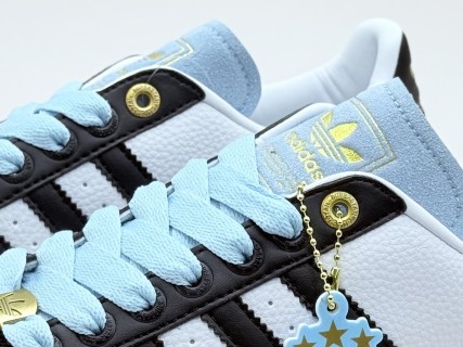 Adidas Originals Superstar 'Black / White / Blue' view 11