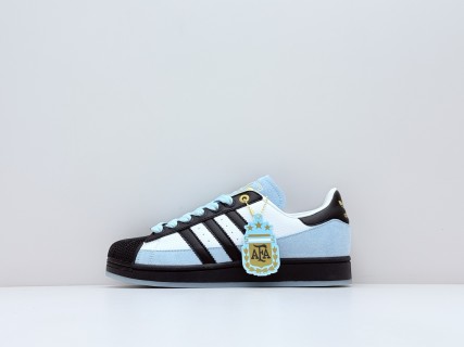 Adidas Originals Superstar 'Black / White / Blue' view 4