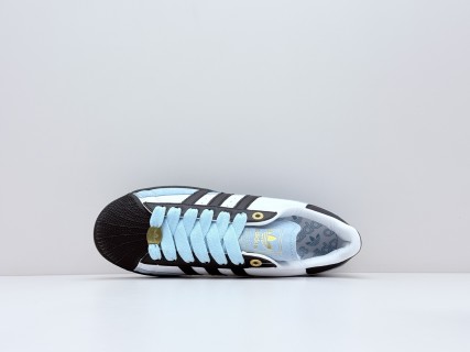 Adidas Originals Superstar 'Black / White / Blue' view 5