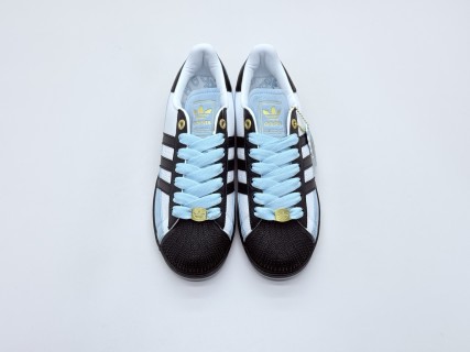 Adidas Originals Superstar 'Black / White / Blue' view 8