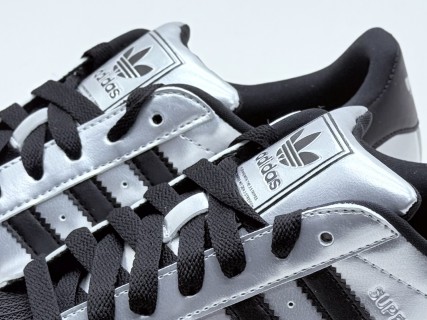 Adidas Originals Superstar 'Black / Silver' view 11