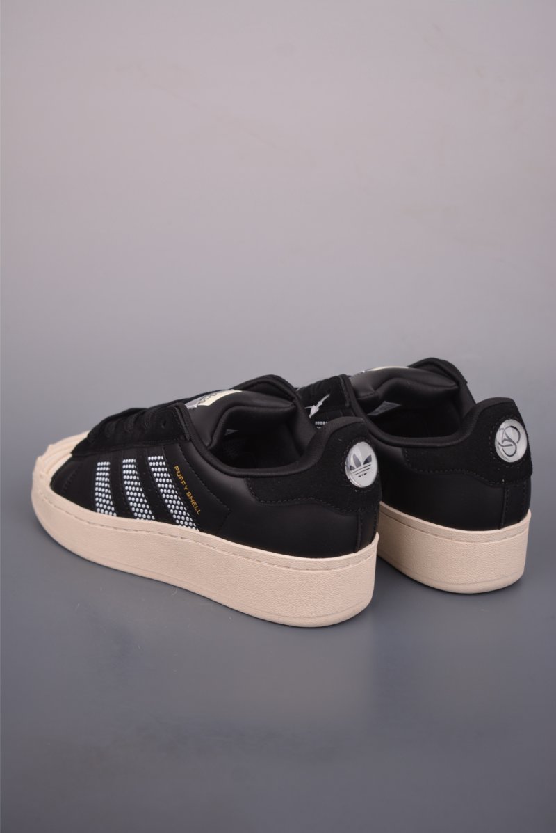 Adidas Originals Superstar Puffy Shell Logo 'Black / White' view