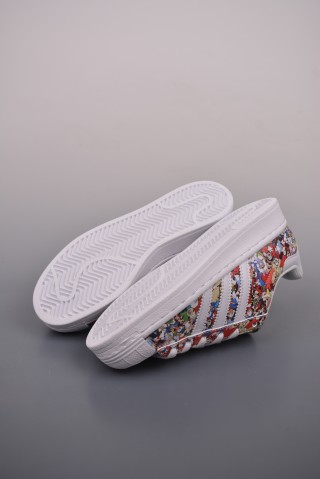 Adidas Superstar XLG W 'White' view 3