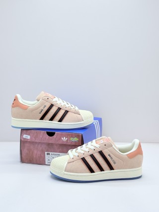 Adidas Superstar x SpongeBob SquarePants 'Pink / Red' view 1