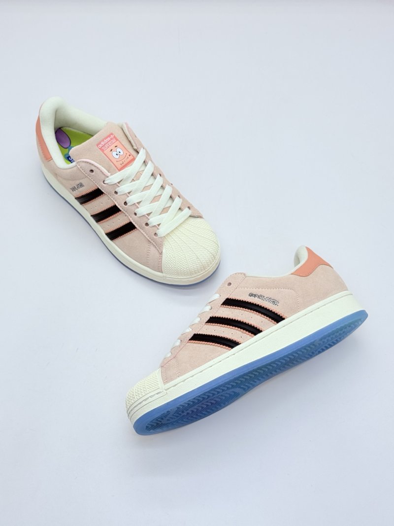 Adidas Superstar x SpongeBob SquarePants 'Pink / Red' view