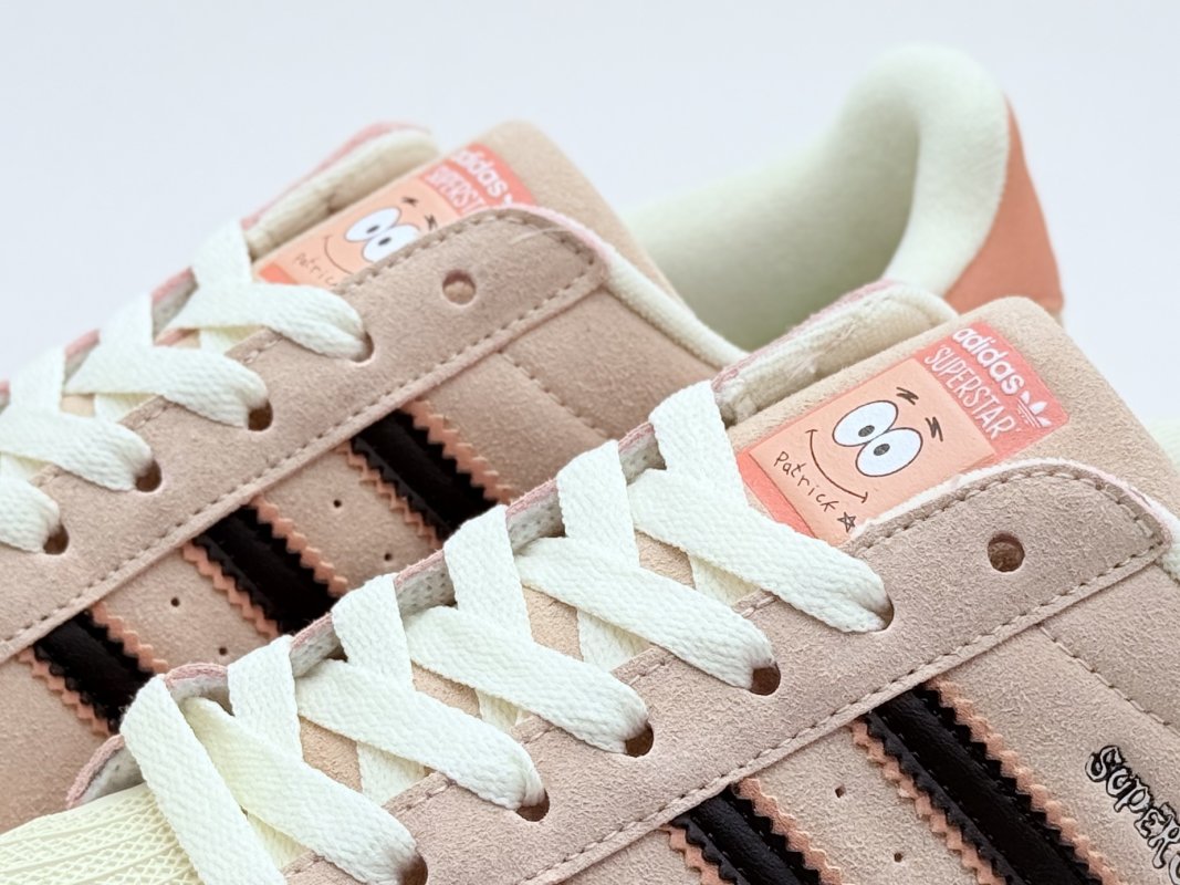 Adidas Superstar x SpongeBob SquarePants 'Pink / Red' view