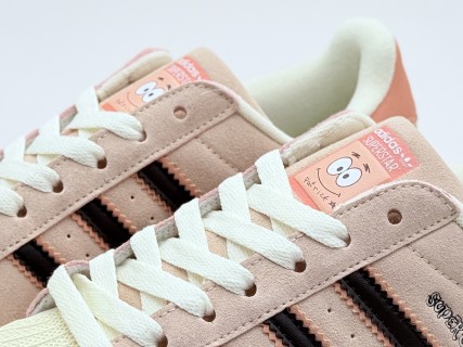 Adidas Superstar x SpongeBob SquarePants 'Pink / Red' view 11