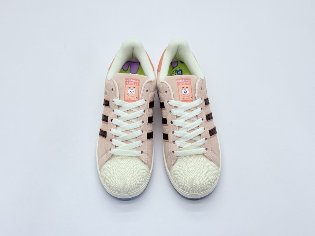 Adidas Superstar x SpongeBob SquarePants 'Pink / Red' view
