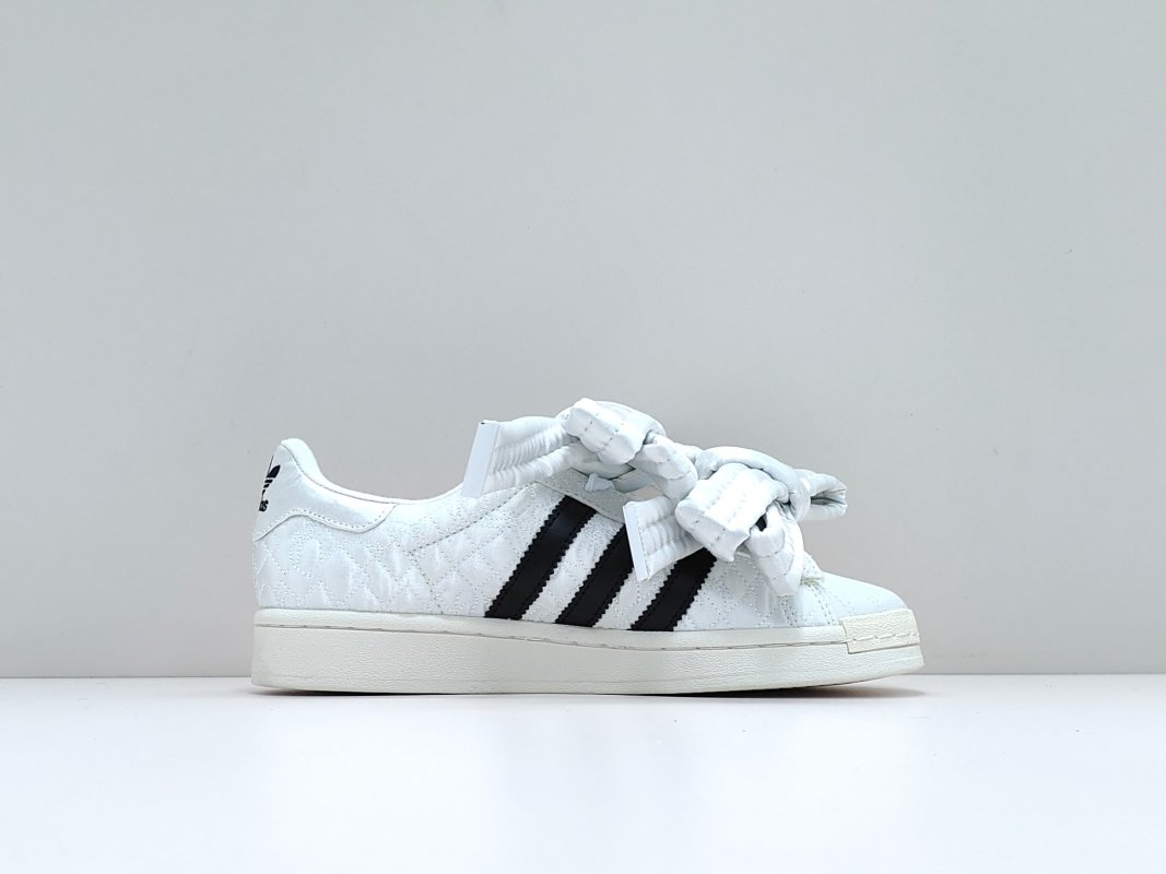 Adidas Superstar x Caroline Hu 'White / Black' view