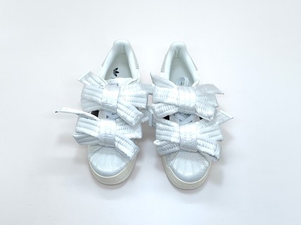 Adidas Superstar x Caroline Hu 'White / Black' view 5