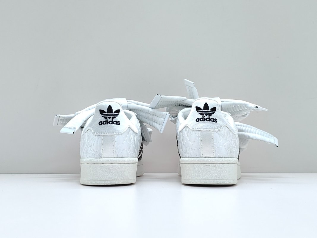 Adidas Superstar x Caroline Hu 'White / Black' view