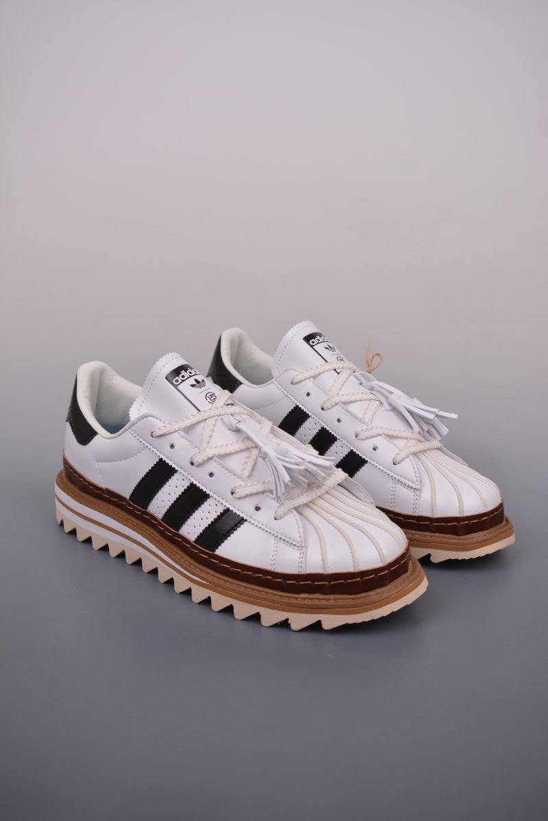 Adidas Superstar x CLOT 'Blue' view
