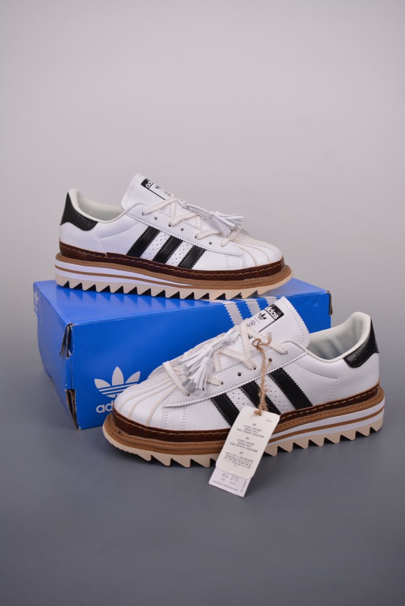 Adidas Superstar x CLOT 'Blue' view