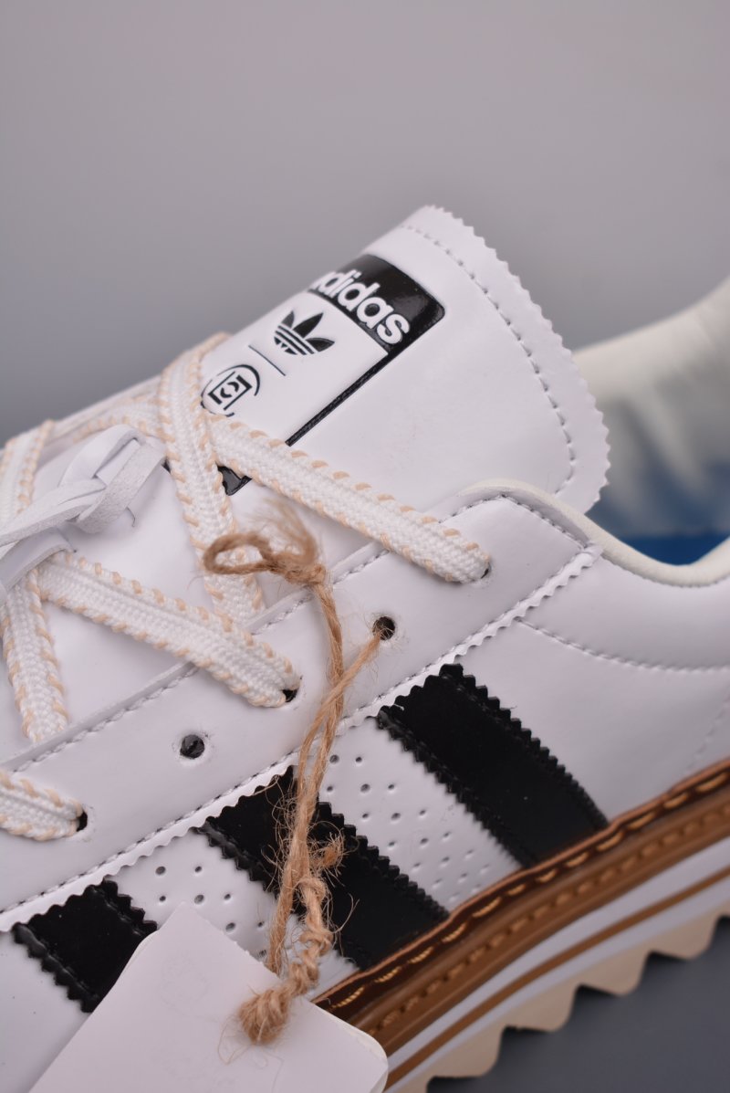 Adidas Superstar x CLOT 'Blue' view