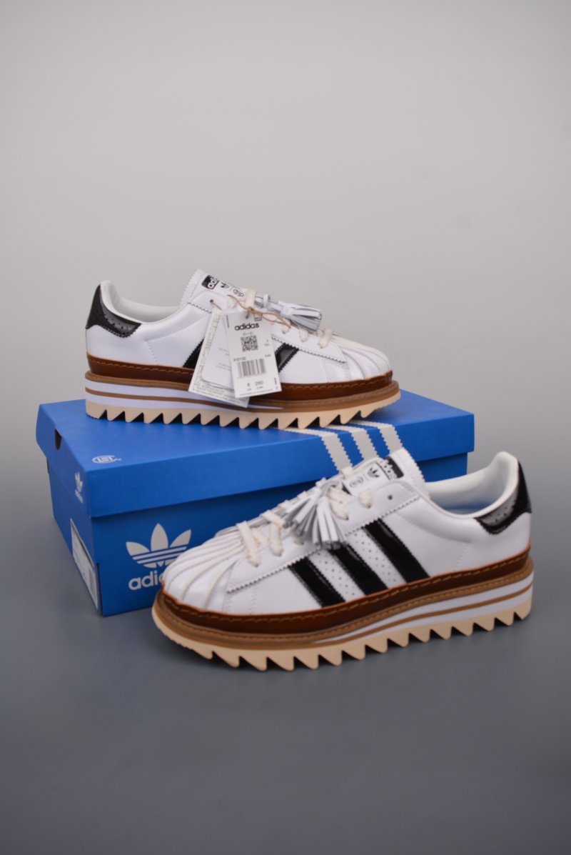 Adidas Superstar x CLOT 'Blue' view