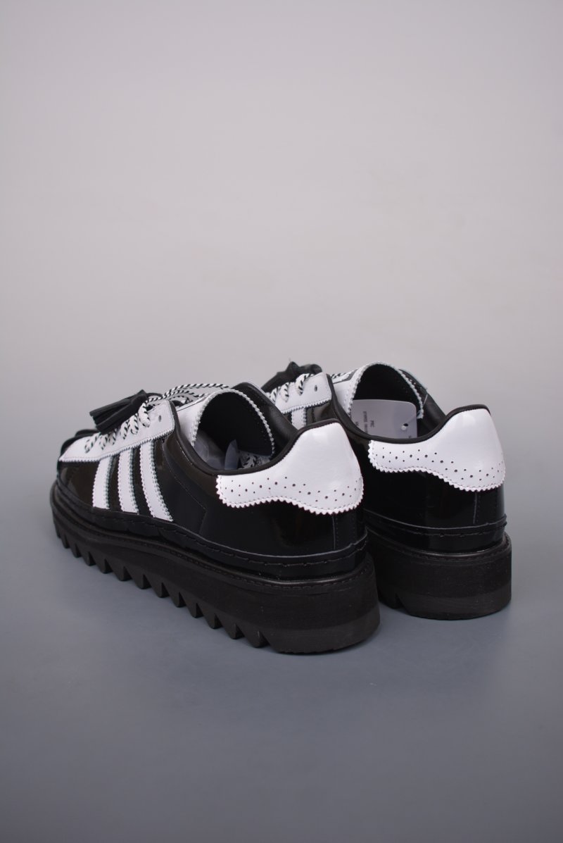 Adidas Superstar x CLOT 'Black / White / Blue' view