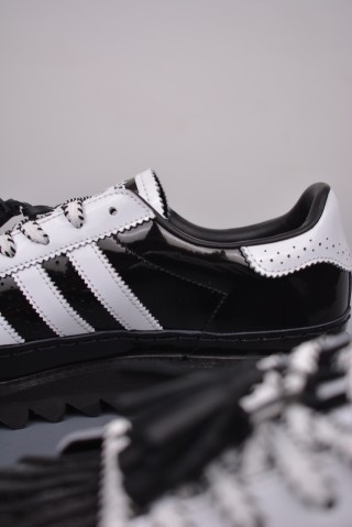 Adidas Superstar x CLOT 'Black / White / Blue' view 17