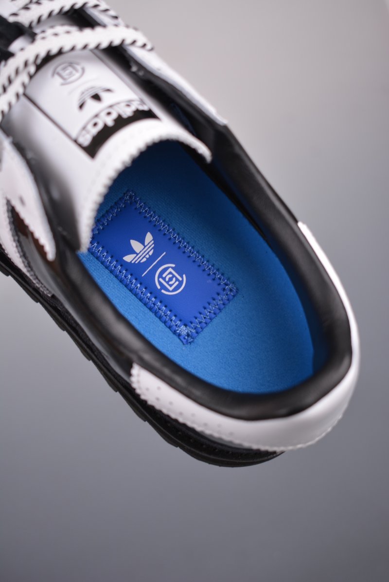 Adidas Superstar x CLOT 'Black / White / Blue' view