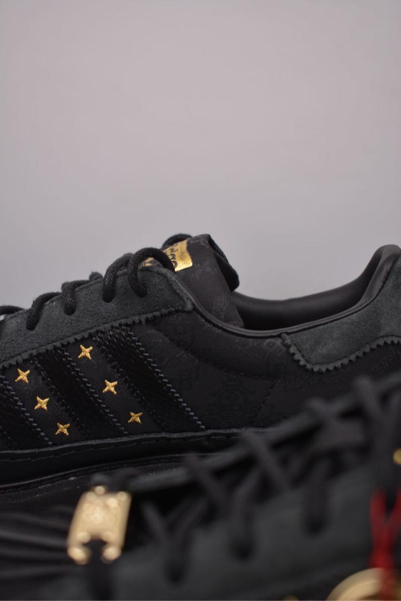 Clot x Adidas Originals Superstar 'Black / White / Blue' view