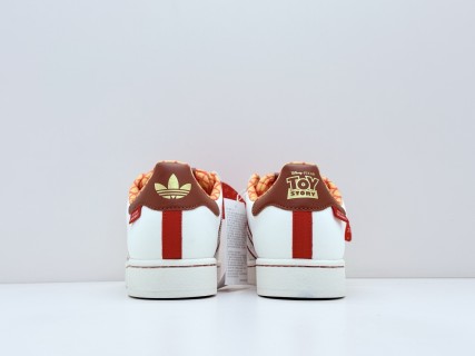 Disney x Adidas Originals Superstar 2 'Cloud White / Scarlet' view 11