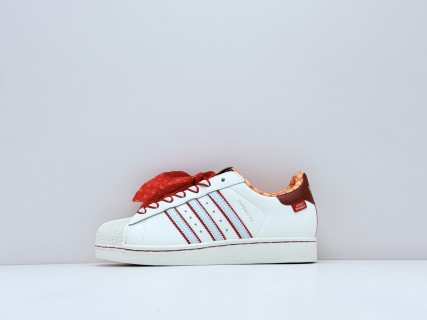 Disney x Adidas Originals Superstar 2 'Cloud White / Scarlet' view 4