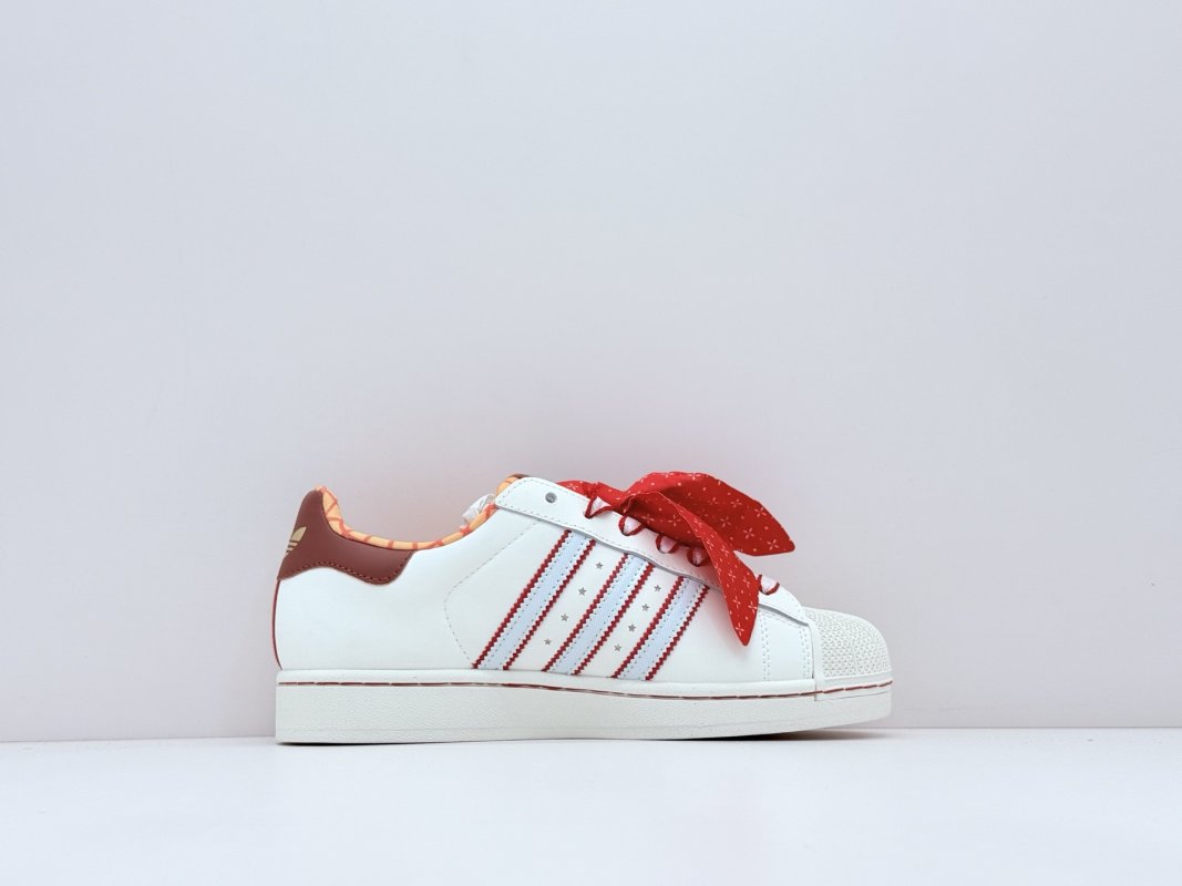 Disney x Adidas Originals Superstar 2 'Cloud White / Scarlet' view