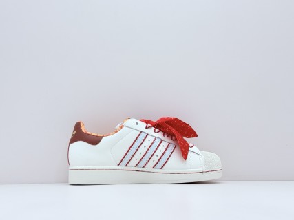 Disney x Adidas Originals Superstar 2 'Cloud White / Scarlet' view 6