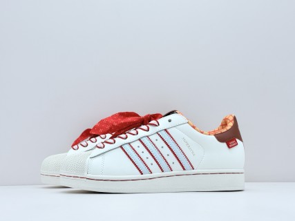 Disney x Adidas Originals Superstar 2 'Cloud White / Scarlet' view 7