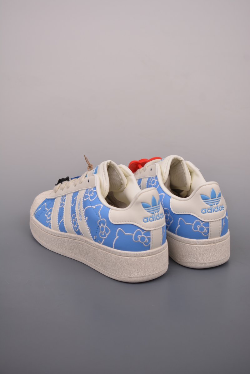 Hello Kitty x Adidas Originals Superstar XLG 'White' view