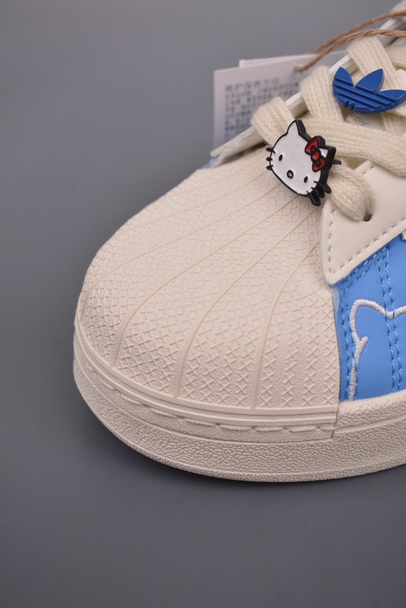 Hello Kitty x Adidas Originals Superstar XLG 'White' view