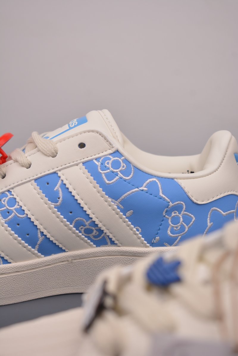 Hello Kitty x Adidas Originals Superstar XLG 'White' view