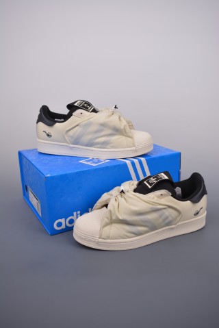 Melting Sadness x Adidas Originals Superstar 'Black / White' view 5