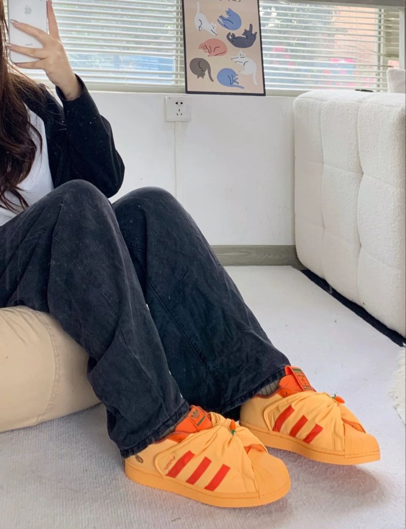 Melting Sadness x Adidas Originals Superstar 2.0 'Orange' view