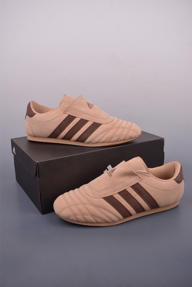 Adidas Originals Taekwondo Low Slip-On 'Brown' view