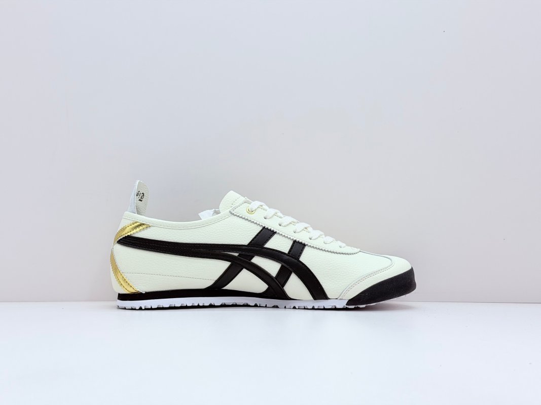 Asics Onitsuka Tiger Mexico 66 'Black / White / Gold' view