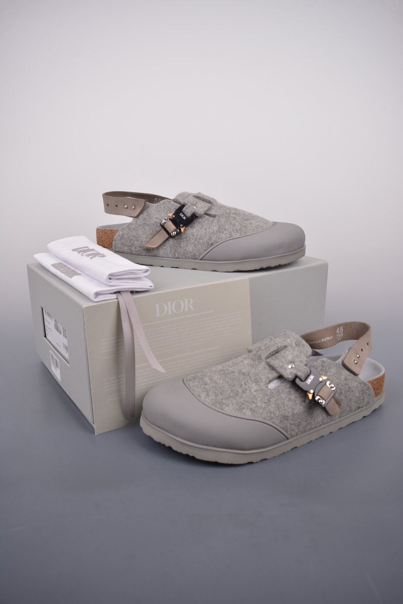 Dior X Birkenstock 'Black / Grey' view