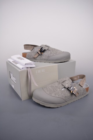 Dior X Birkenstock 'Black / Grey' view 5