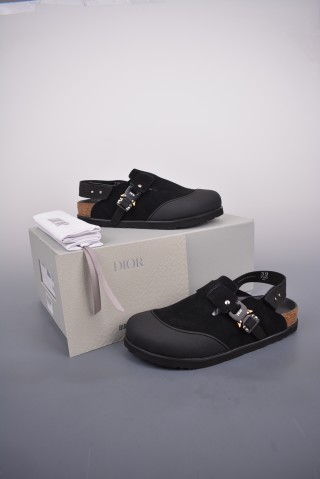 Dior X Birkenstock 'Black / Grey' view 4